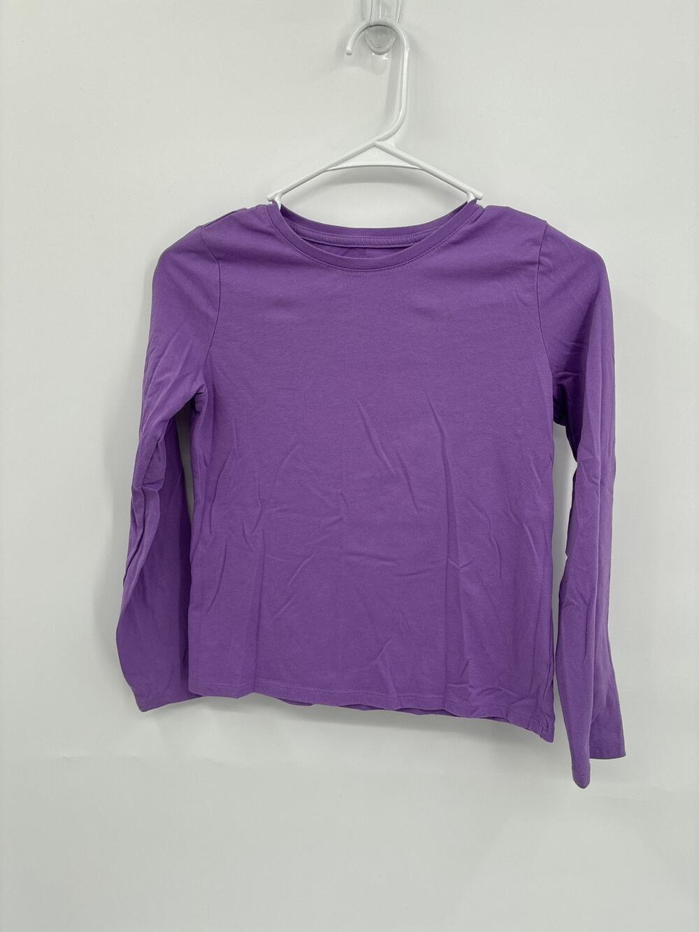Wonder Nation Purple Long Sleeve T-shirt Girls L 10/12